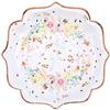 Santex 10 ASSIETTE CARTONE MATRIMONIO FIORE 21 CM MULTICOLORE