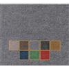 ANRO - Zerbino Poet, lavabile, impermeabile e robusto per ingresso, porta di casa, corridoio, cucina, camera da letto, 90 x 150 cm, colore: grigio