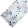 Olivo Tappeti OLIVO.shop Tappeto Cucina Antiscivolo Lavabile, Tappeto Passatoia Cucina in Pvc, Gomma Antimacchia, Passatoia Cucina Moderna, Passatoia su Misura JOKE (ORTENSIA BLUE, 50x130 cm)