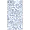 Panorama Tappeto Vinile - Modello Idraulico Talavera Blu 60x250 cm - Varie Dimensioni - Tappetino Lavabile per la Cucina - Passatoia PVC Antiscivolo