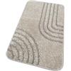 emmevi Tappeto Bagno Doccia Lavandino Assorbente Scendiletto Soffice Antiscivolo Lavabile 50x110 Cm Beige