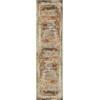 RugVista Gillian, Tappeto per interni ed esterni, Moderni, 80 x 300 cm, Rettangolare, Pelo corto, Corridoio, Porch, Lavabile solo a mano, Resistente ai raggi UV, D'oro/Multi