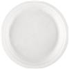 marketcaffe Set di 500 Piatti Piani per Frutta e Dessert in Polpa di Cellulosa Biodegradabili e Compostabili - Eco-Friendly e Resistenti, Ideali per Eventi e Feste, 100% Biodegradabili - 18 CM