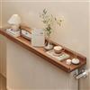 WTJDCCY Mensola Sopra Termosifone Easy Fit, Copri Termosifoni in Legno con Design a Cornice Frontale, Copri Termosifone per Ufficio Domestico(Brown,30X12cm/12x5in)