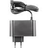 YHNNH Caricabatterie Di Ricambio, Compatibile Con Dyson, Alimentatore For Aspirapolvere Senza Fili V10 V15, Spina UE 30,45 V 1,1 A