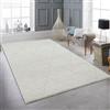 Teppich-Traum Tappeto per corridoio, camera da letto, soggiorno, a pelo lungo, crema, motivo a rombi, morbido, facile da pulire, elegante, robusto, anallergico, 80 x 150 cm