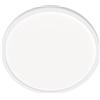 Ledvion - Plafoniera LED Bianca (Ø29cm, 18W, 2700K, 1620 Lumen) IP44, LED integrato
