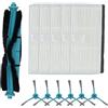 URPIZY Ricambi Set di Pulizia Per Cecotec Spazzola Principale Spazzole Laterali Set Per Conga 7490 Per Immortal Per Genesis Per X-Treme 8290 Per Ultra Per Power Aspirapolvere Robot Accessori