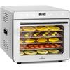 Klarstein Essiccatore Alimentare, Essicatore Alimenti 700W, Essiccatore Frutta e Verdura Casalingo con 6 Vassoi a Griglia in Metallo, Disidratatore Alimentare con Timer 24h e Display Touch Digitale