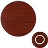 Generico Grande Lazy Susan per Tavolo Da Pranzo, Piatto Girevole Rotondo In Legno Da 50/60/70/80/100cm, Vassoio Da Portata Rotante per Centrotavola Di Hotel E Ristoranti(Teak,50cm/20in)