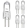 AUFWH 5pcs G5.3 12V 20W / 35W / 50W / 75W Lampadine alogene Lampadine Long Life Capsula Lampade Calda Bianco Cancella Lampadine per interni Lampadine-G5.3-12V-35W._5 pz.