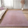 Carpettex Tappeto Runner Rosa 60x100 cm Tappeto Lavabile a Pelo Corto, Antiscivolo e Morbido, Design Monocromatico Moderno per Camera da Letto, Cucina e Corridoio