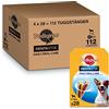 Pedigree DentaStix Daily Oral Care snack per la cura dei denti per cani di piccola taglia - al gusto di pollo e manzo - 112 bastoncini (4 x 28 pezzi)