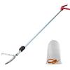 V-CHEETONG Pinza Cattura Serpenti 1.5m telescopica ganascia Larga a Zigzag | Lunga portata per mantenere la distanza alluminio rinforzato per presa forte impugnatura sicura
