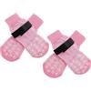 CAPASTEC Calzini Antiscivolo per Cani Rosa Sfumato 4 Pezzi | Colore Rosa Sfumato. Materiale 80% Cotone, 5% Spandex, 15% Poliestere. Con Nastri Adesivi Regolabili.