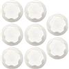GALPADA 8 Pezzi Ventosa Piattaforma per Arrampicata Tartarughe Morsetti, Supporto per Prendisole in Plastica Resistente per Acquari e Terrari, 6 Cm di Assorbimento Stabile per Rettili