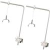 Sharplace 2 Pezzi Supporto Luce Acquario Portalampada per Plafoniera Staffa Sospesa Supporto Universale Accessorio per Vasca con Installazione Versatile Adatto, con 2 Clip
