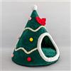 CANNXI Letto per Animali Domestici, Casetta per Cani a Forma di Albero di Natale con Cuscino Rimovibile, Tenda per Cani Comoda per Cani di Taglia Piccola, Media e Grande, Gatti
