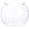 gifyym Mini bicchiere per pesci rossi - Acquario da scrivania trasparente con design infrangibile, ideale per piante acquatiche e tartarughe, facile da pulire e da ufficio