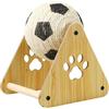 Generico Giocattolo Palla Gatti,Giocattoli Verticali per Gatti - Ruota Esercizio Verticale Design Pallone da Calcio per Unghie Area Rilassamento Cuccioli di Animali Razza Media Piccola