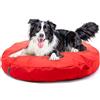 Avalon - Cuscino Cane Sfoderabile e Lavabile Grande in Tessuto Jive Antistrappo Premium, Materasso Cane Anatomico e Impermeabile, Cuccia per Cani Antipelo, Made in Italy(Frisbee 100cm-Rosso)