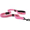 EzyDog Guinzaglio per Cani Taglia Grande e Media - Zero Shock Guinzaglio Elastico da Addestramento con Ammortizzatore - Ideale per Passeggiate, Corsa e Allenamento (1.2m, Rosa)