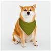 Oudrspo Bandane per cani verde oliva, sciarpa triangolare reversibile per animali domestici per ragazzo e ragazza, bandana per cani di taglia piccola, media e taglia piccola