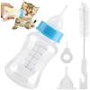 Generico Biberon per Gattini da 150 Ml - Kit per Allattamento per Animali Domestici con Tettarella, Mangiatoia per Cuccioli, Abbeveratoio per Piccoli Animali, Set da Infermiere in Riutilizzabile
