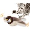 Generico Giocattolo Per Gatti Flappy Bird, Cinguettante Ricaricabile, Giocattoli Per Esercizi gattini Peluche, Simulate Che Sbattono, Giocattolo Interattivo Con Gatta Per Interni All'aperto