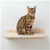 PERCORSIPERGATTI.IT Mensole per Gatti da Parete in Legno d'Abete PEFC Artigianali, Mensola Gatto 40 cm, per Arrampicata e Percorso da Muro per Gatti con Resistenza Fino a 20 kg - Percorsipergatti
