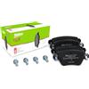 VALEO Imbottiture per freni Expert 301434A, Set di 4 imbottiture, Asse posteriore, Completamente dotato di accessori montati - Certificate ECE-R90