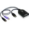 Aten Ka7169 Displayport Usb Virtual Media Kvm Adapter Cable With Smart Card Reader (cpu Module) - KvM-/audiO-/usB-Extender (ka7169)