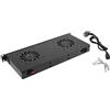 LANBERG Pannello di Ventilazione LCD 2 ventole TERMOSTATO 230 V 1U Rack 19 Nero