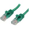 Startech.com Cavo di Rete da 50 cm Verde Cat5E Ethernet Rj45 Antigroviglio, Cavo Patch Snagless