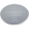 Panasonic Hückmann 4042883016415 - Batteria a bottone al litio CR 3032, 3 V, 500 mAh, Bli.1