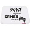 Regali Pazza idea Mouse Pad Rettangolare Decorato - 30x25 cm - Materiale Antiscivolo - Design Gamer - Regalo Festa del Papà - Collezione Speciale