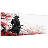 Saweefog Samurai giapponese Tappetino Mouse Gaming, 120x60 CM Large Mouse Pad, Tappetino Mouse XXL 1200x600x 3MM, Tappetino Scrivania con Base in Gomma Antiscivolo, per Lavoro Ufficio Home, Regalo Uomo W-892