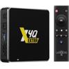UGOOS Android TV Box, Ugoos X4Q Extra Android 11.0 S905X4-J 4 GB RAM 128 GB ROM 2.4G/5G WiFi Ethernet 1000M BT5.1 USB 3.0 Supporto AV1 H.265 4K HDR TV Box