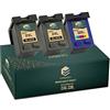 EMBRIIO 21XL 22XL Kit 3 Cartucce d'Inchiostro 21 22 Sostituzione per HP Deskjet F2120 F2180 F2280 F335 F375 F380 F390 F4180 F4190 3940 D1460 D1530 D2360 D2460 Officejet 4315 4355 PSC 1410 1415