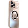Generic Custodia per cellulare con grande finestra in vetro smerigliato adatta per iPhone 16 Pro Max/14/15/13