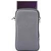 ebuymore Custodia in neoprene con cerniera per Samsung Galaxy S25 Ultra S24 Ultra S24 FE S23 Ultra A15 A25 A55 A33 5G A54 A16 A34 A05 A14 A03s A04 A23 iPhone 16 Pro Max (grigio)