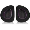 Generic Cuscinetti auricolari di ricambio compatibili con cuffie da gaming ASUS ROG Delta Aura Sync USB-C, rete nera e viola