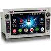 Erisin 8-Core 4GB+64GB Android 14 Autoradio GPS Navigatore per Opel Corsa D Zafira B Astra H Corsa C Tigra Twintop Vectra Signum Meriva CarPlay Android Auto WiFi DSP DAB+ RDS DVD IPS Schermo SWC