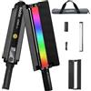 GODOX MINI LC500R Lampada fotografica portatile RGB da 20 W Lampada LED portatile Bacchetta LED 2470 mAh Batteria incorporata CRI≥95 2500K-8500K Dimmerabile 15 effetti FX Supporto telecomando wireless