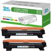 Inkjello Ink-Jello, cartuccia toner di ricambio per stampanti Brother DCP-1510, 1512, 1610W, 1612W, HL-1110, 1112, 1210W, 1212W, MFC-1810, 1910, 1910W, TN1050, colore: nero, confezione da 2
