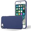 Cadorabo Custodia per Apple iPhone 7 / 7S / 8 / SE 2020 in Frost Blu Scuro - Morbida Cover Protettiva Sottile di Silicone TPU con Bordo Protezione - Ultra Slim Case Antiurto Gel Back Bumper Guscio