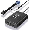 FitDVR Adattatore di alimentazione FitDVR Dash Cam (12-Pin) per Hyundai & Kia 2022 2023 2024 2025, LED display USB sorgente di alimentazione, facile da installare, 5V 12V uscita (D3-052)