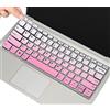 imComor Lenovo Tastiera Cover Skin per Flex 5 14 2 in 1/Ideapad S540/Flex 5i 14 Laptop - Ombre Pink