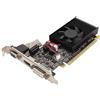 Bewinner Scheda Grafica DDR3 GT610 da 2 GB, Scheda Grafica a Basso Profilo a 64 Bit 810 MHz, Scheda Video per PC Desktop con Porta VGA DVI PCI Express X16 1.1