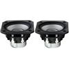 YONGERN 4OHM / 8OHM 20W Speaker full range da 2,5 pollici 70mm 70mm Altoparlante a medio range 25 Combustibile vocale altoparlante anodizzato in alluminio anodizzato Fai da te Home theater
